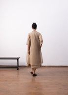 Ingrid Layered Dress - Warm Beige - CiceroniDressesHiranya