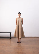 Ingrid Layered Dress - Warm Beige - CiceroniDressesHiranya