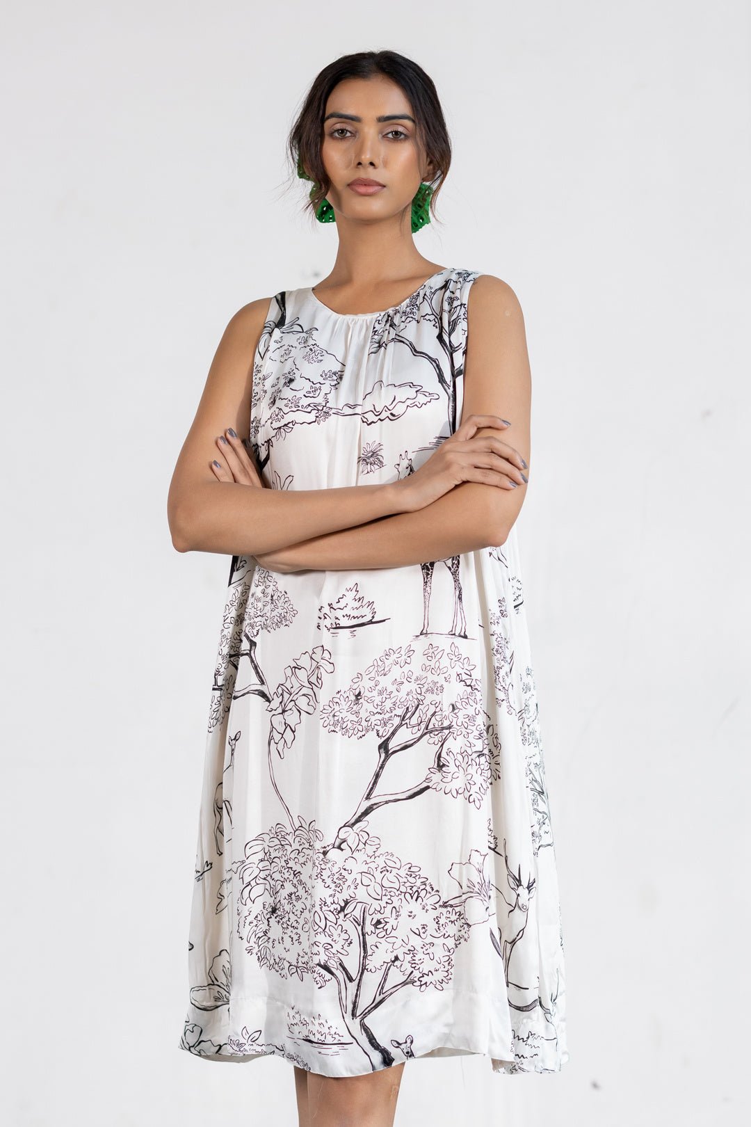 Inked Savannah Dress - CiceroniDressSilai Studio