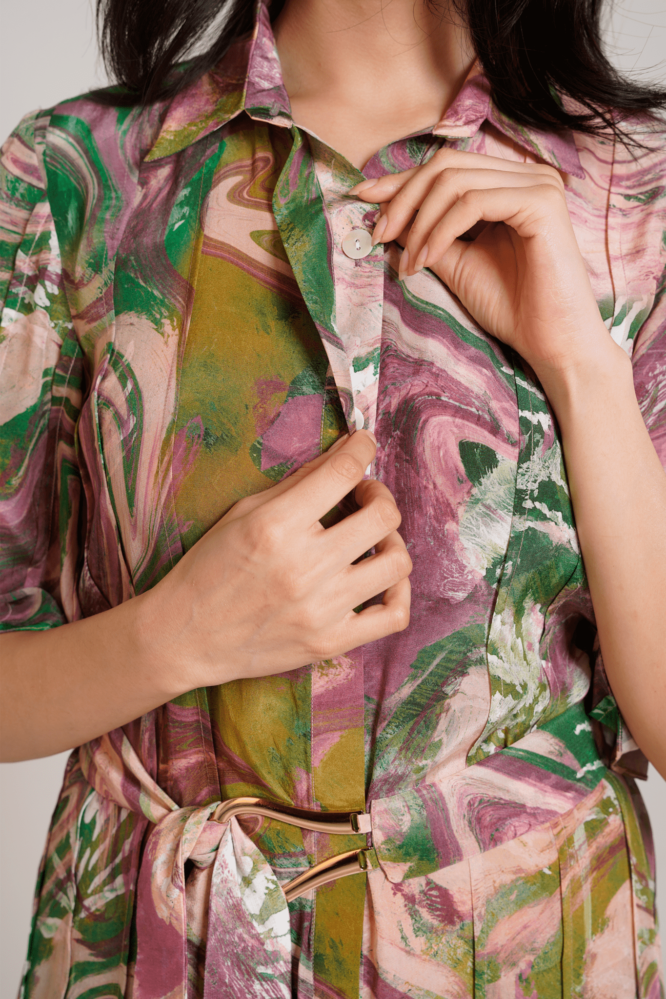 Ira Pleated Dress - CiceroniDressesAdvait