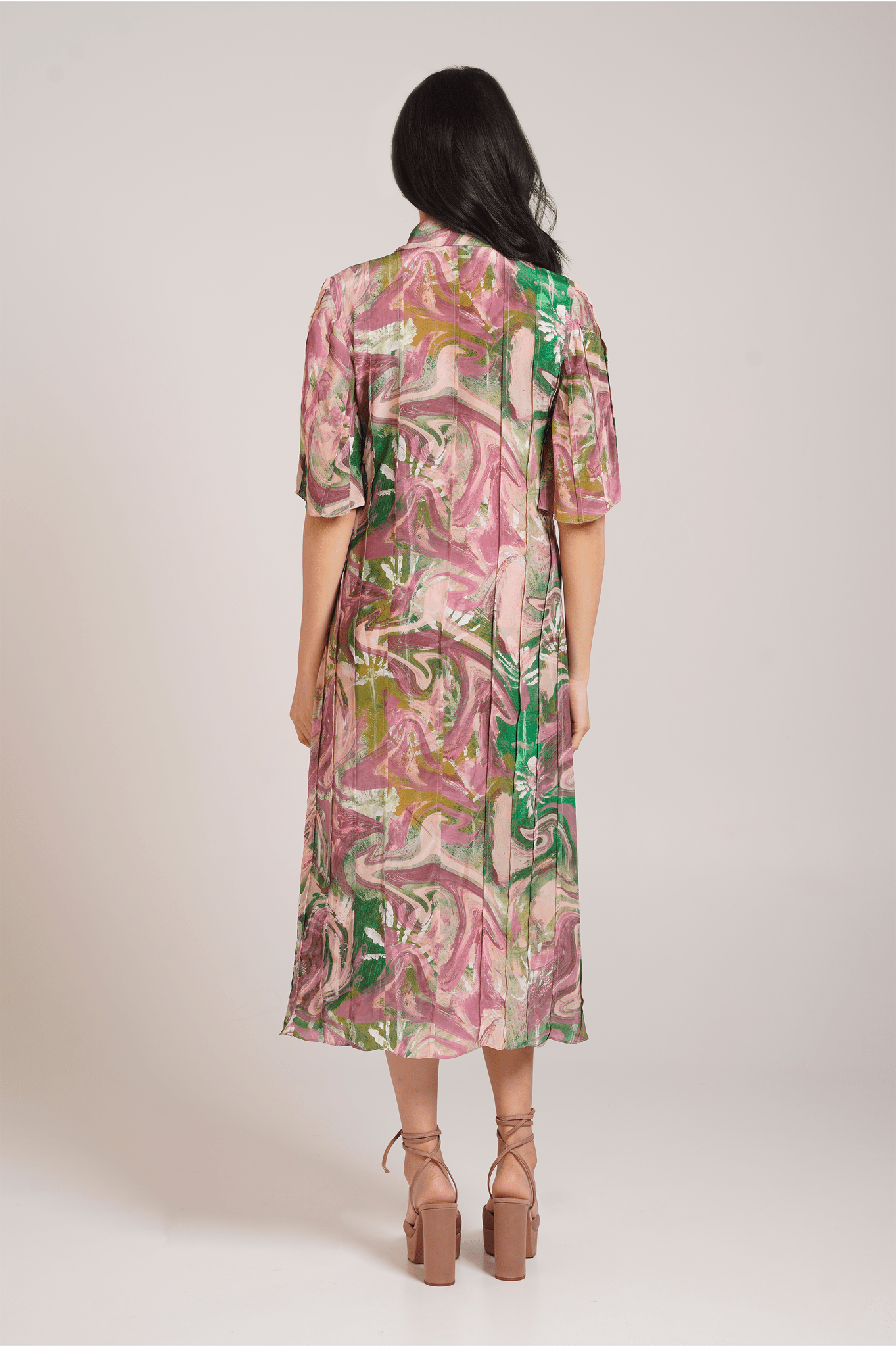 Ira Pleated Dress - CiceroniDressesAdvait