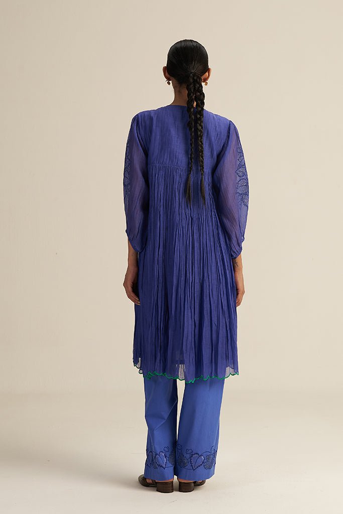 Ira Set - Blue - CiceroniKurta Set, Festive WearGaach