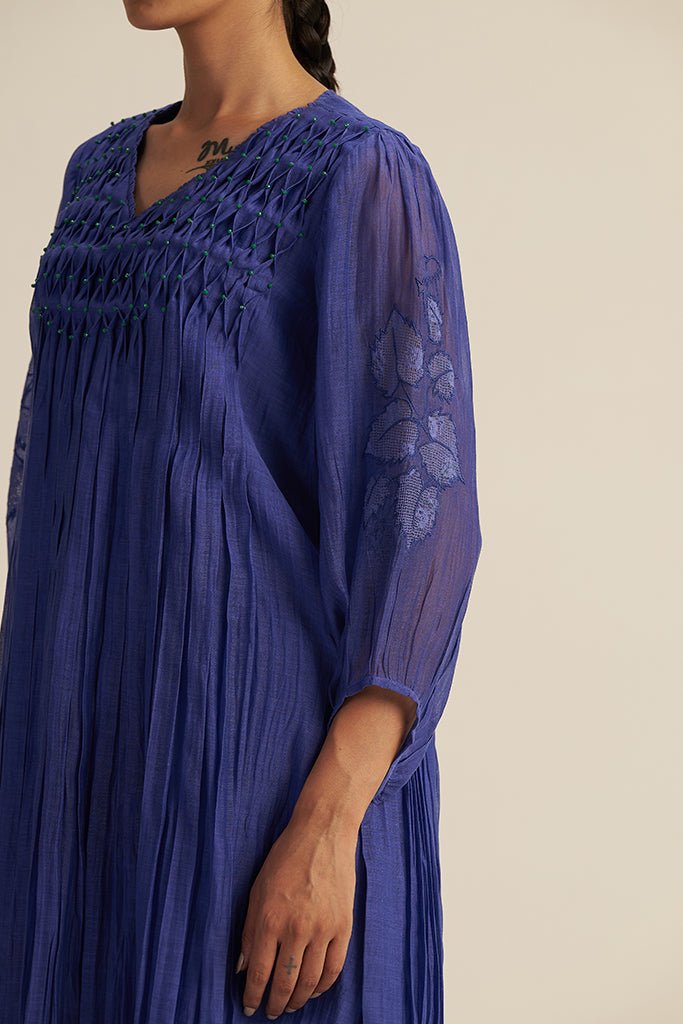 Ira Set - Blue - CiceroniKurta Set, Festive WearGaach