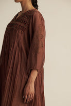 Ira Set - Brown - CiceroniKurta Set, Festive WearGaach
