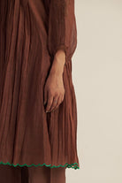 Ira Set - Brown - CiceroniKurta Set, Festive WearGaach