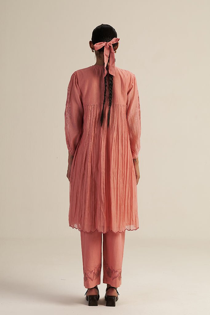 Ira Set - Pink - CiceroniKurta Set, Festive WearGaach