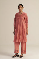 Ira Set - Pink - CiceroniKurta Set, Festive WearGaach