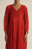 Ira Set - Red - CiceroniKurta Set, Festive WearGaach