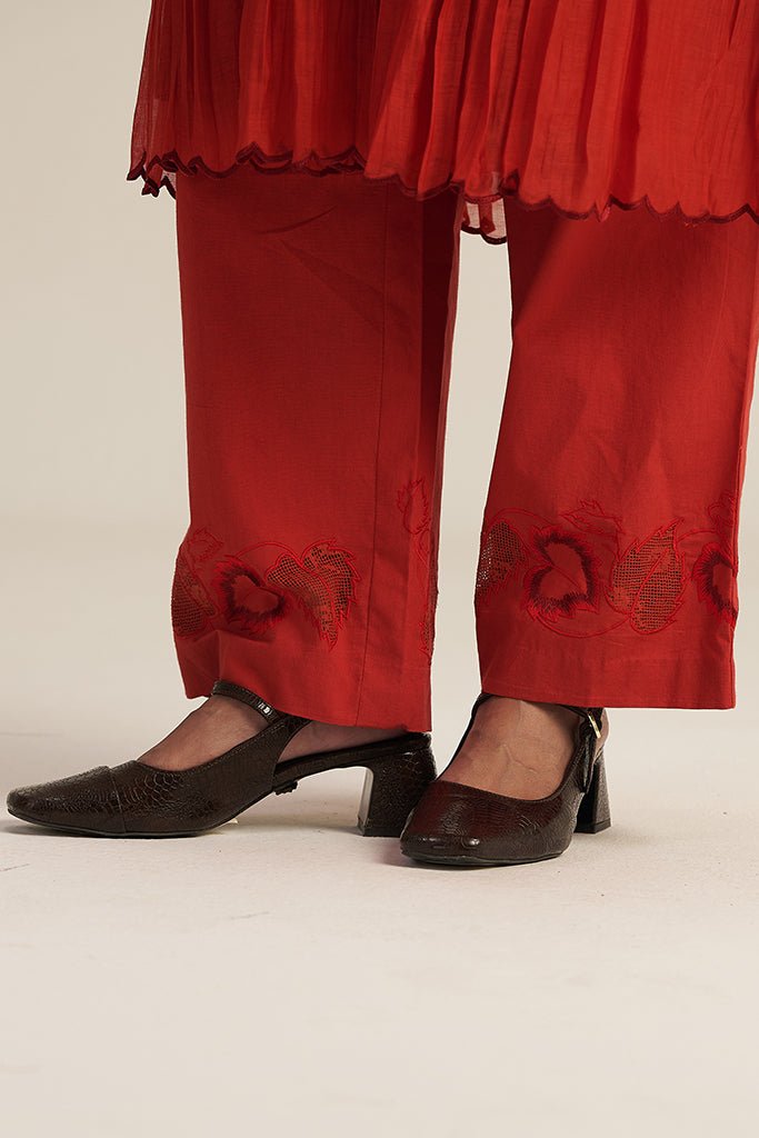 Ira Set - Red - CiceroniKurta Set, Festive WearGaach
