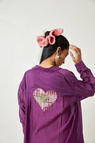 Iris Embroidered Shirt - CiceroniShackets, JacketsPants and Pajamas