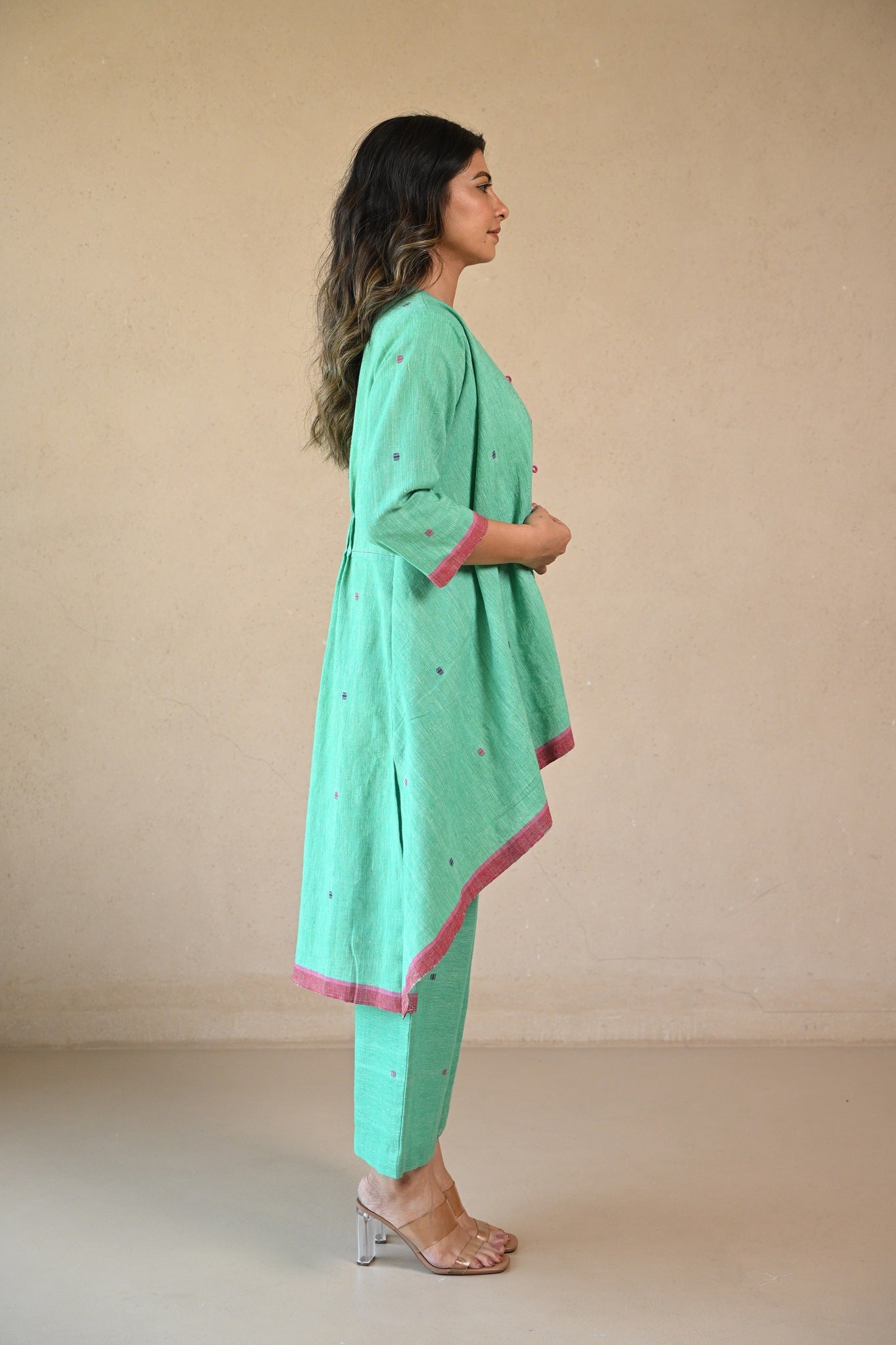 Iris Shrug - Mint Green - CiceroniJacketsRang by Rajvi