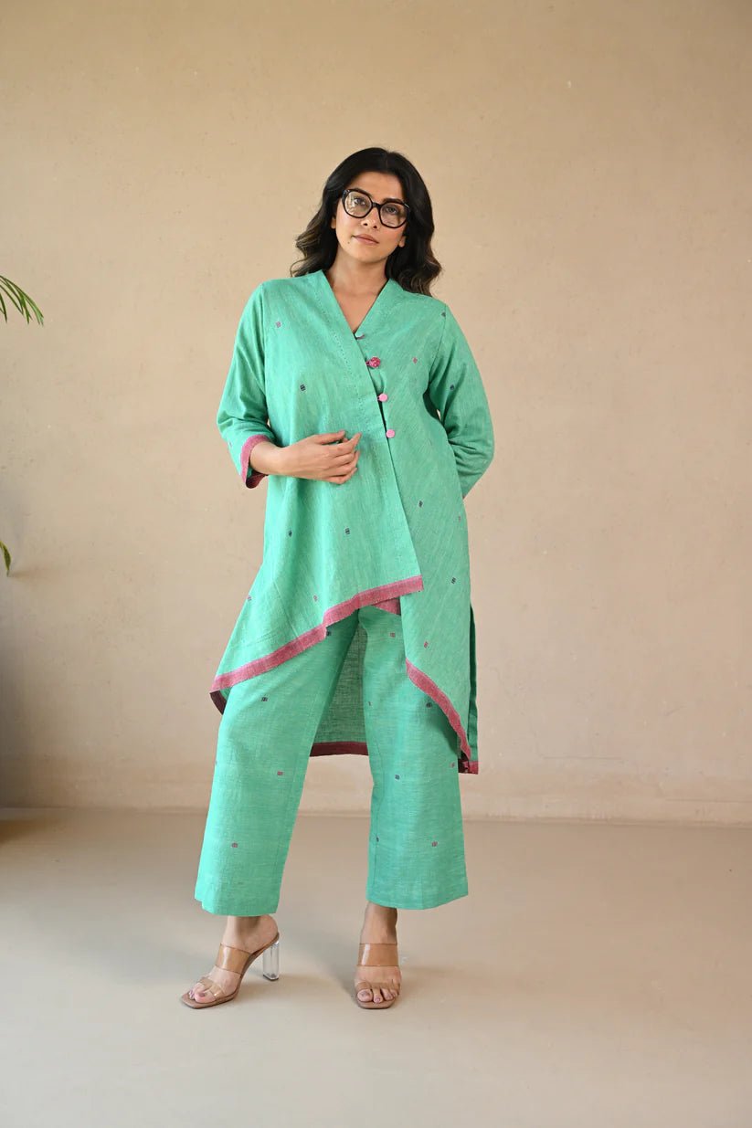 Iris Shrug - Mint Green - CiceroniJacketsRang by Rajvi