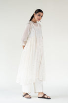 Ivory Baadal Kurta (Set of 2) - CiceroniKurta Set, Festive WearNirjara