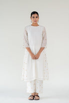 Ivory Fiza Kurta (Set of 2) - CiceroniKurta Set, Festive WearNirjara