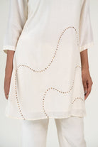 Ivory Mehr Kurta (Set of 2) - CiceroniKurta Set, Festive WearNirjara