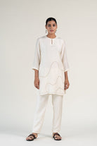 Ivory Mehr Kurta (Set of 2) - CiceroniKurta Set, Festive WearNirjara