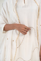 Ivory Mehr Kurta Set with Ayra Odhani - CiceroniKurta Set, Festive WearNirjara