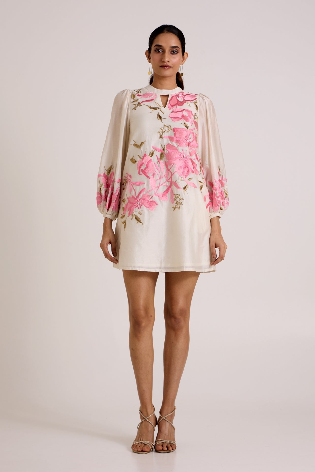 Ivory Nidam - In-Bloom Short Dress - CiceroniDressesMadder Much