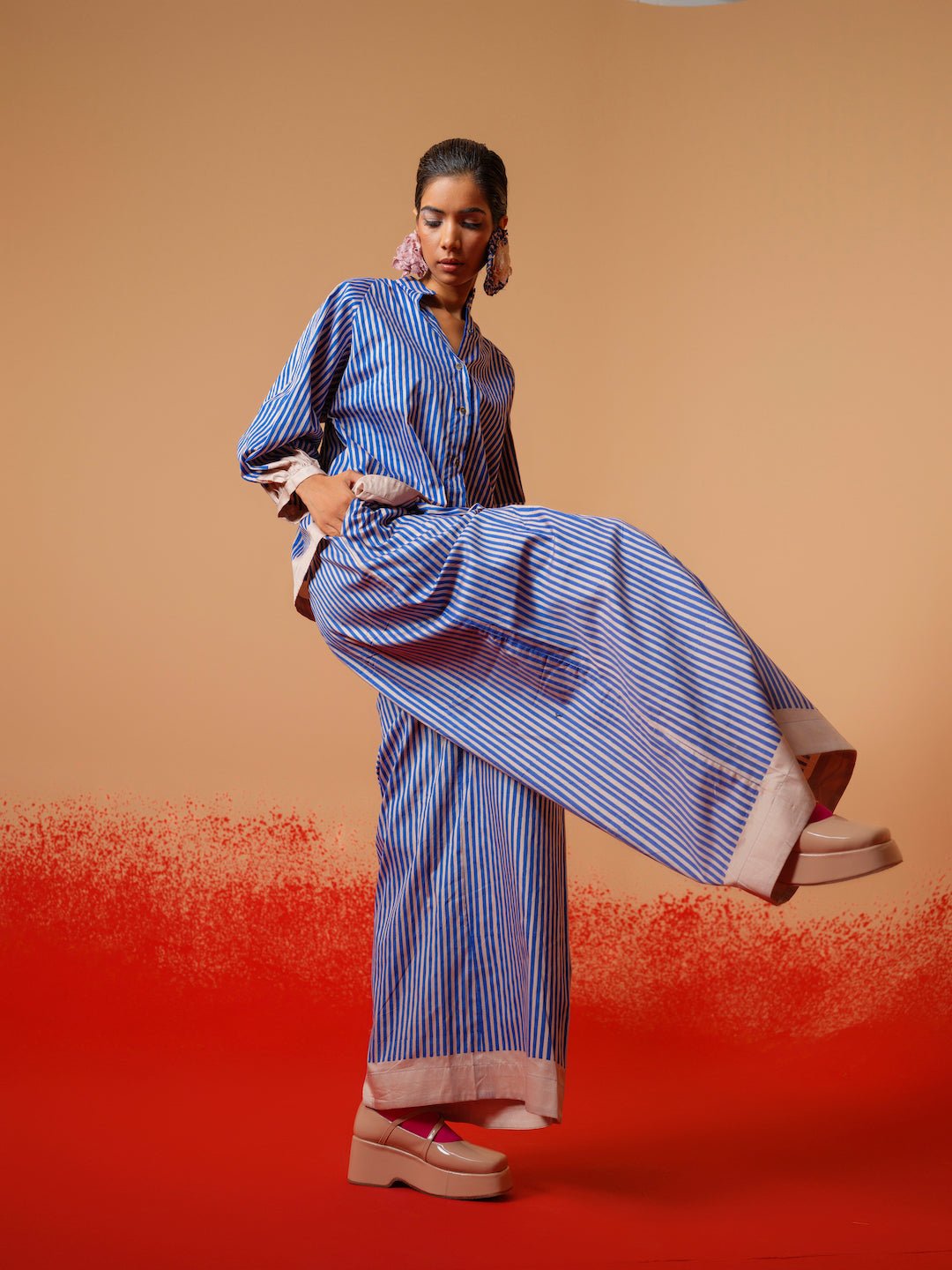 Ivy Pants - Striped - CiceroniPantsStoique