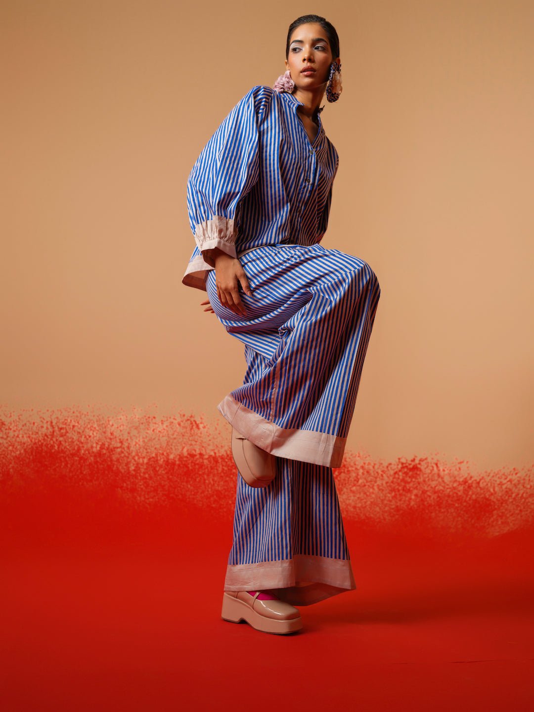 Ivy Pants - Striped - CiceroniPantsStoique