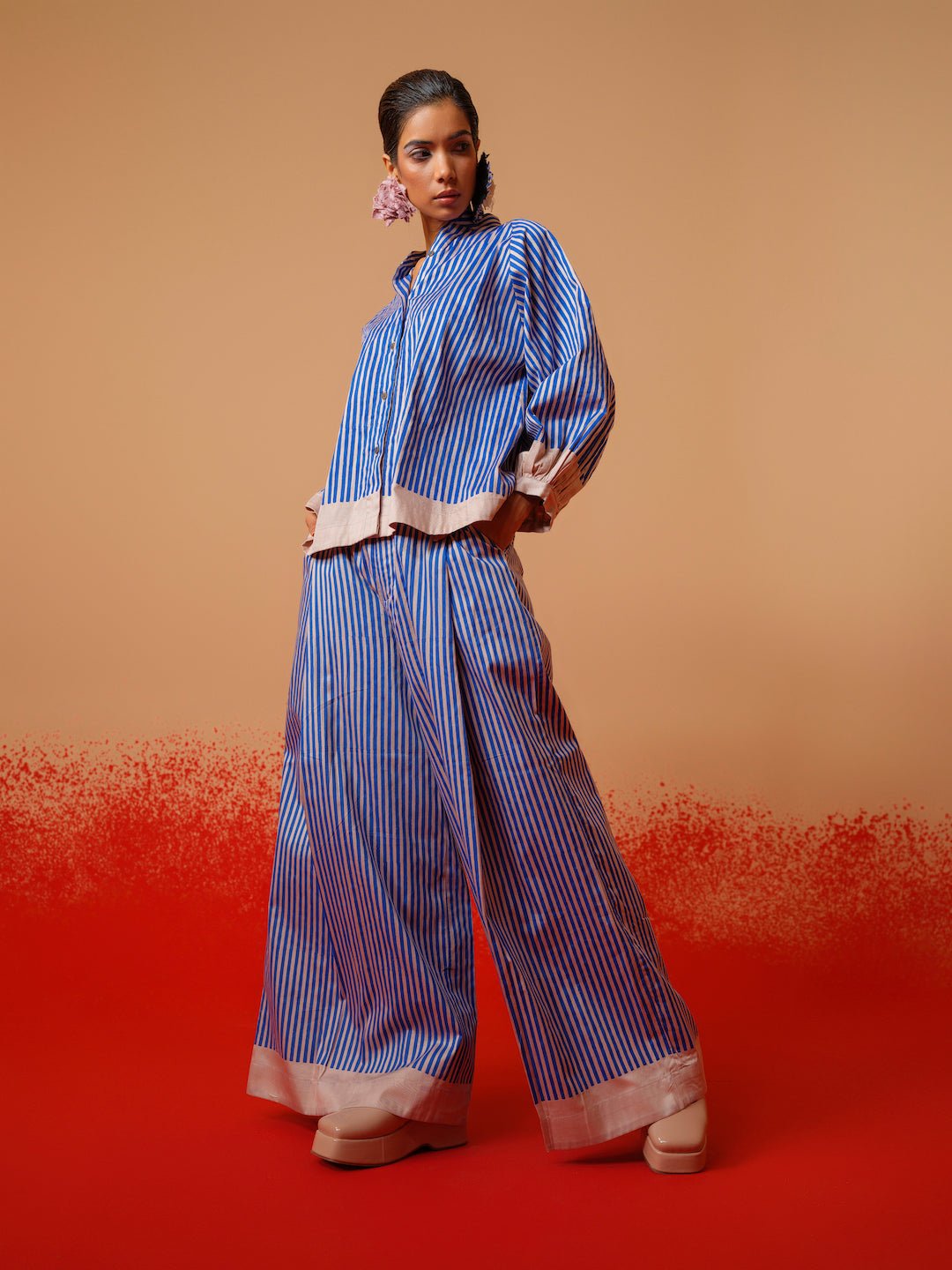 Ivy Pants - Striped - CiceroniPantsStoique