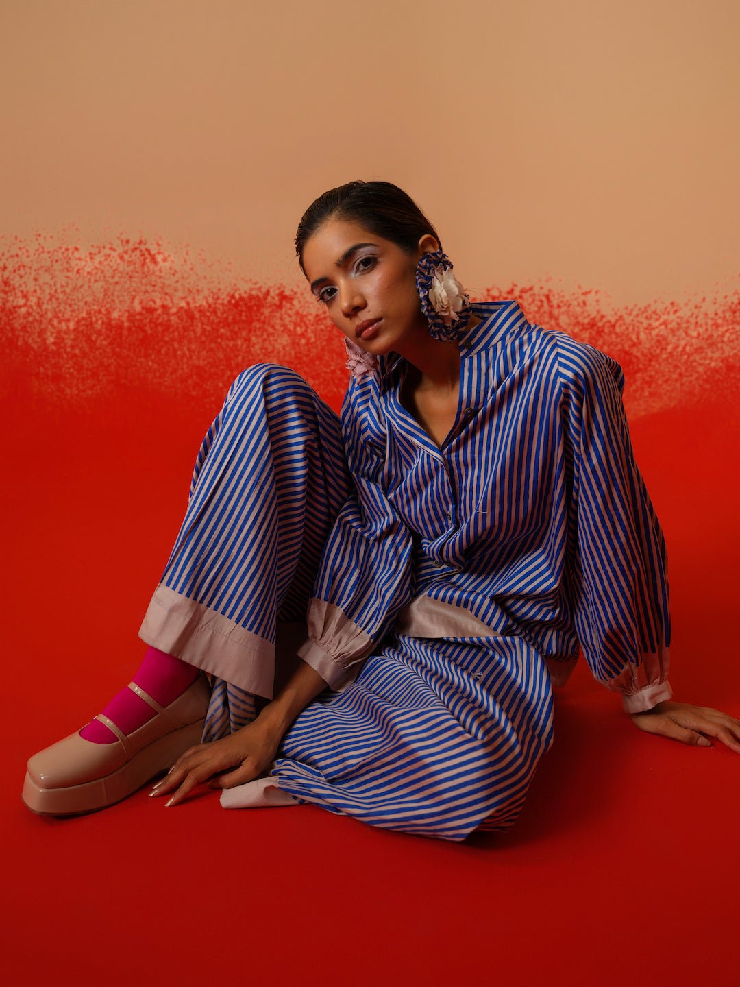 Ivy Pants - Striped - CiceroniPantsStoique