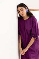 Jaamun Button - Down Tunic - CiceroniKurta, Everyday WearSilai Studio