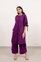 Jaamun Button - Down Tunic - CiceroniKurta, Everyday WearSilai Studio