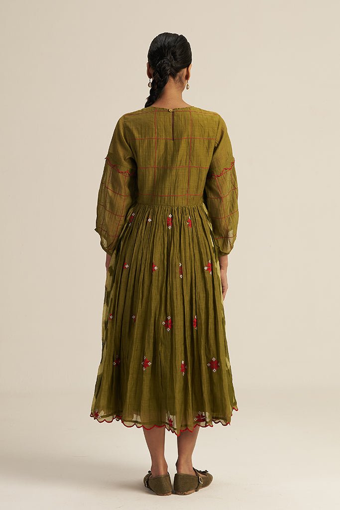 Jaapi Dress - Green - CiceroniDressGaach