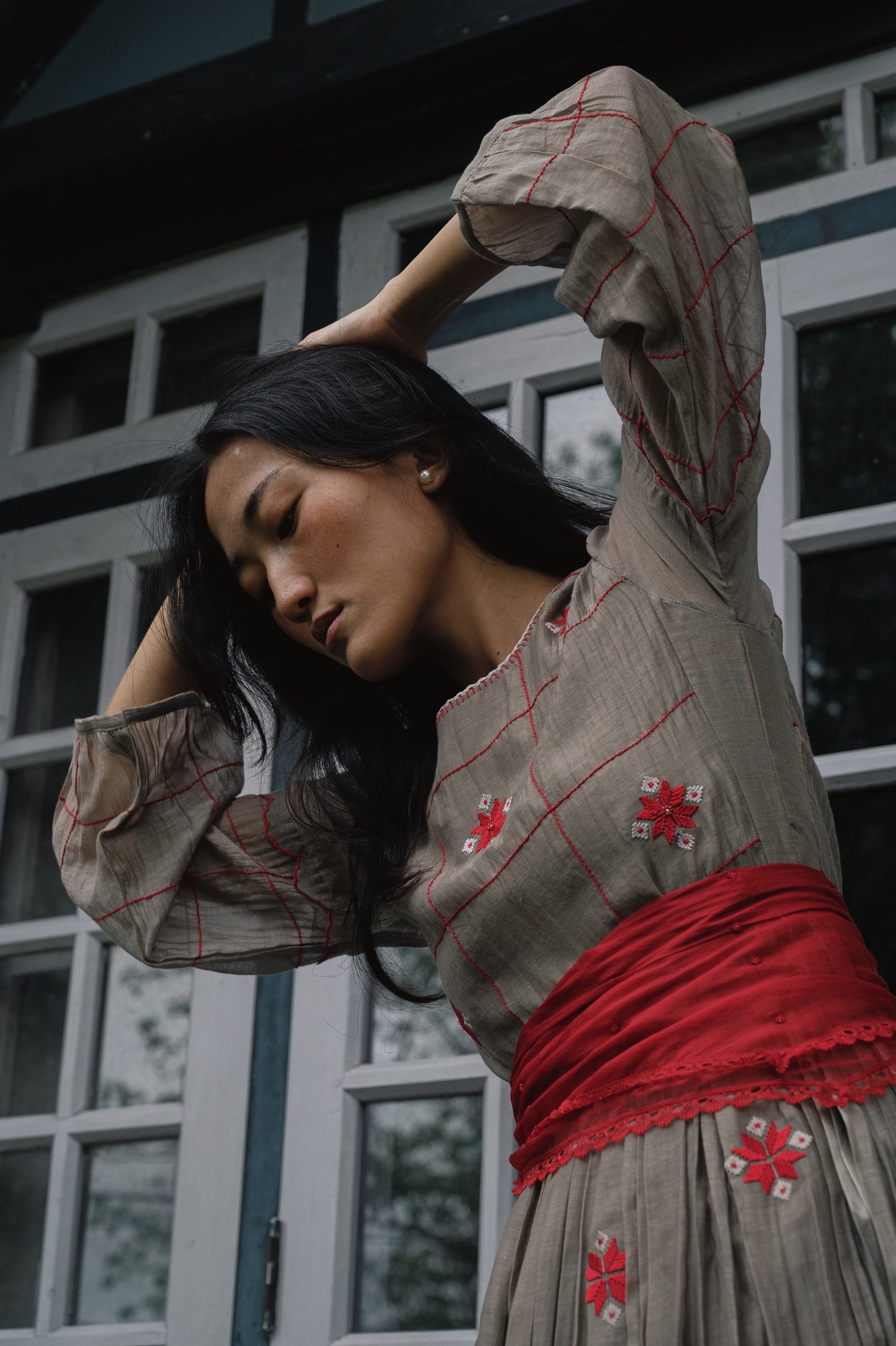 Jaapi Dress - Grey - CiceroniDressGaach