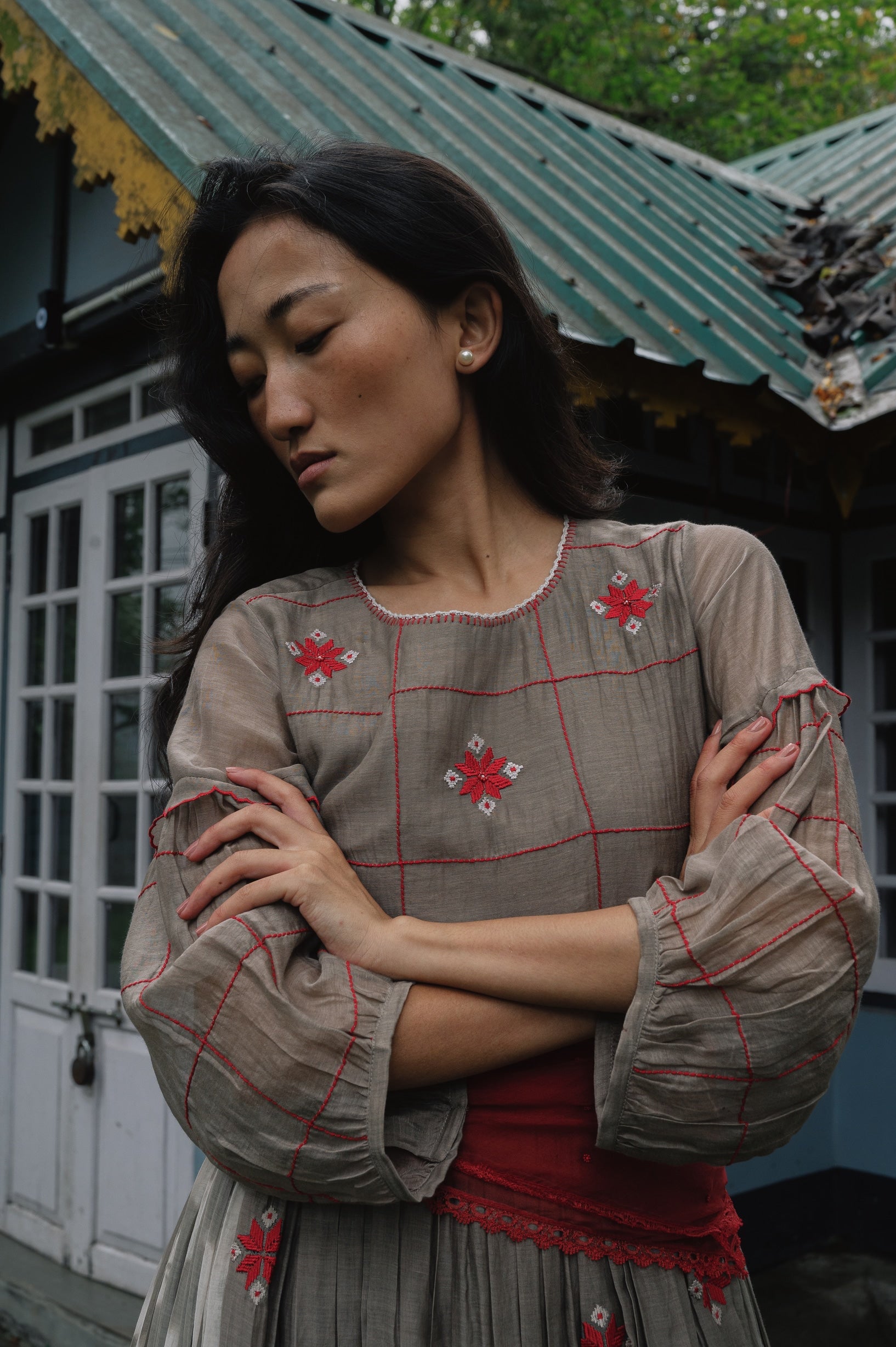 Jaapi Dress - Grey - CiceroniDressGaach
