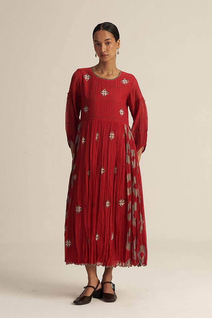 Jaapi Dress - Red - CiceroniDressGaach