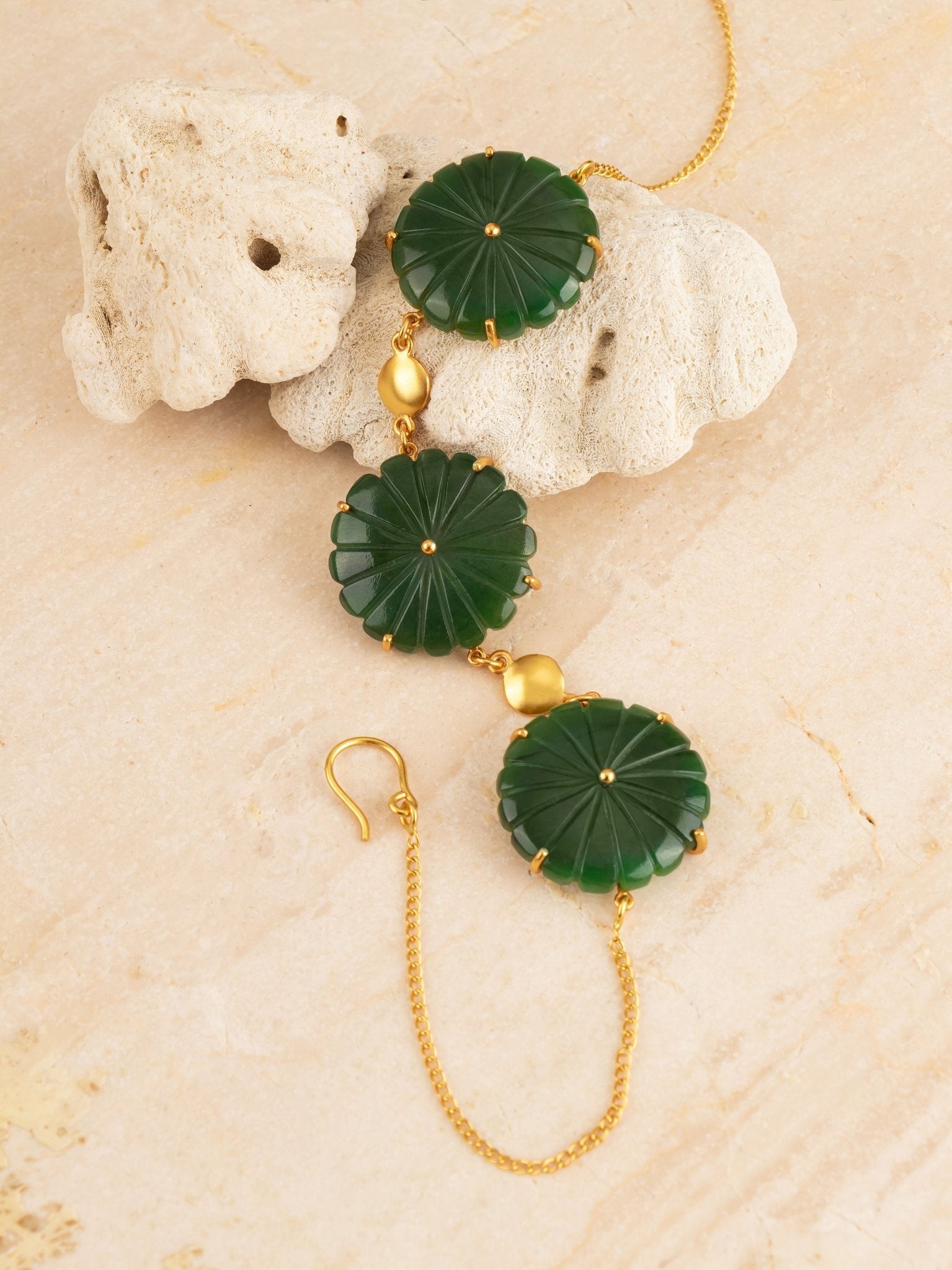 Jade choker - CiceroniNecklaceRumri