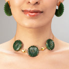 Jade choker - CiceroniNecklaceRumri