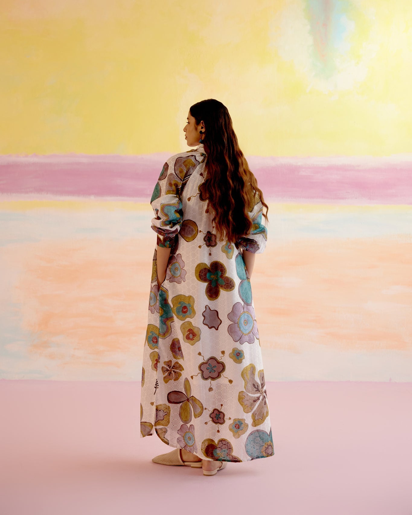 Jade Relaxed Kaftan Dress - CiceroniDressesHappi Space