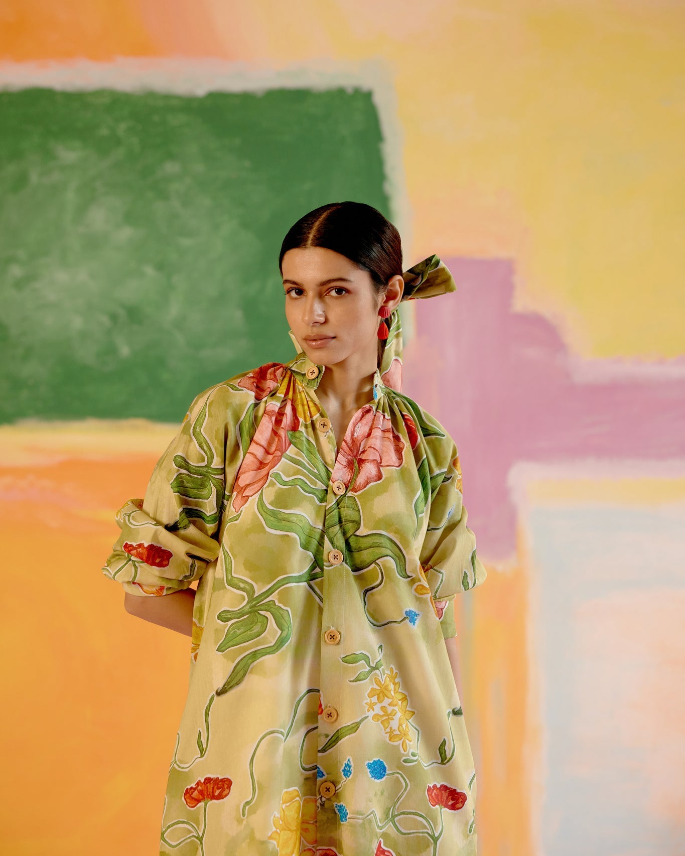 Jade Relaxed Kaftan Dress - CiceroniDressesHappi Space