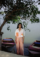 Jaigarh Shirt - River Crane - CiceroniWomen ShirtsThe Raw India