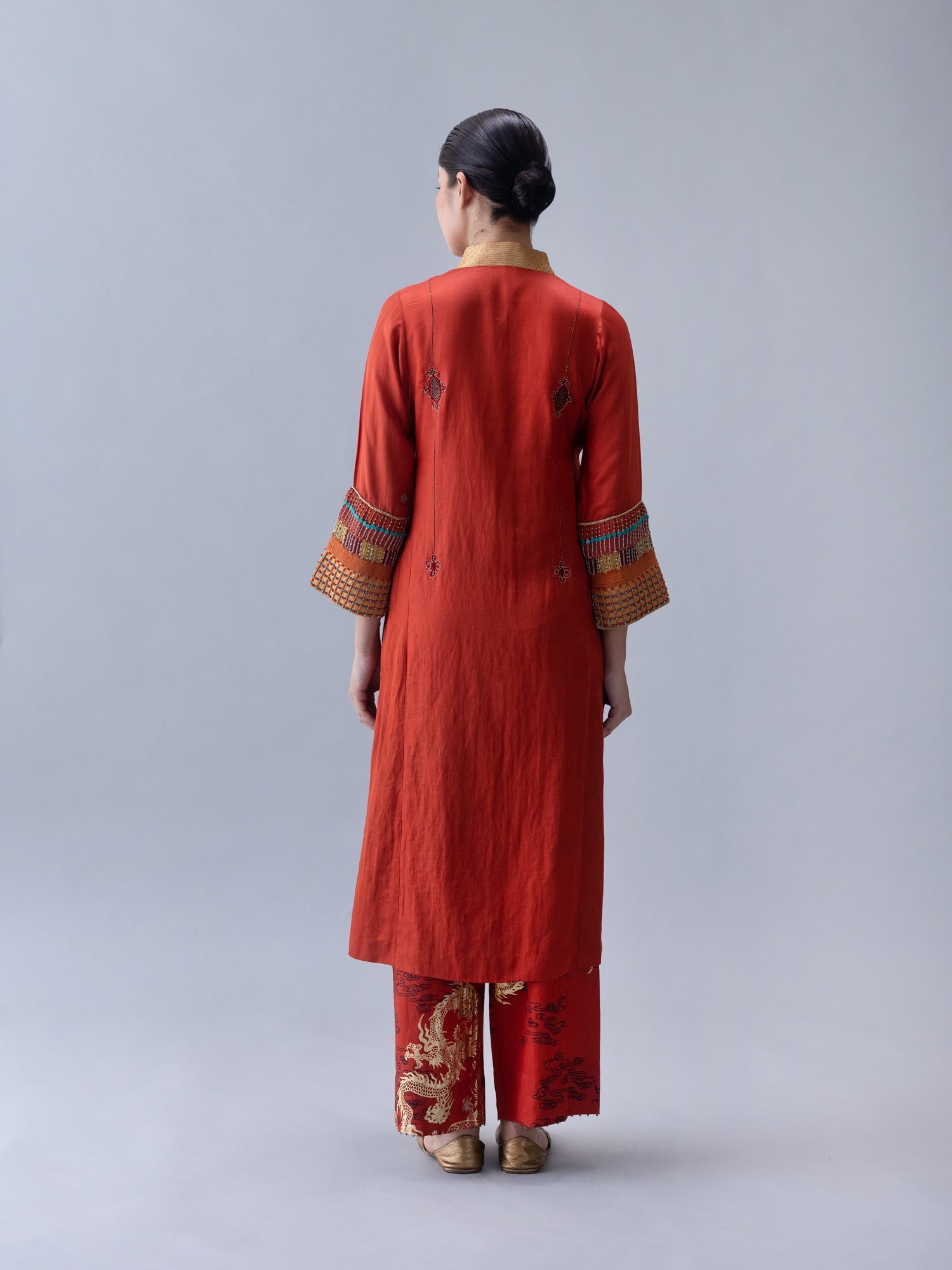 Jakar Rust Kurta - CiceroniKurta Set, Festive WearShades of India