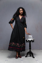 Jama Dress in Black - CiceroniDressesSubbah
