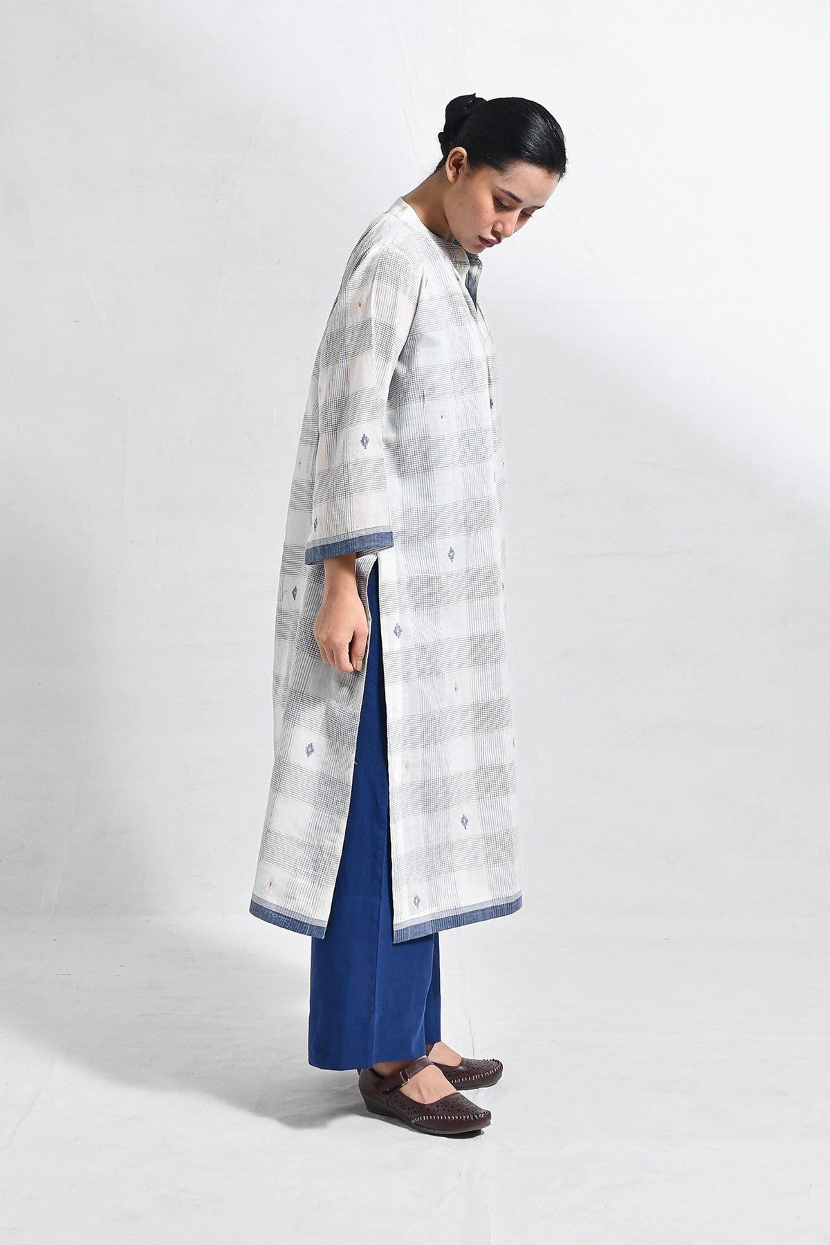 Jamdani Neck - Gather Jacket Co - ord (Set of 3) - CiceroniCo - ord SetHiranya