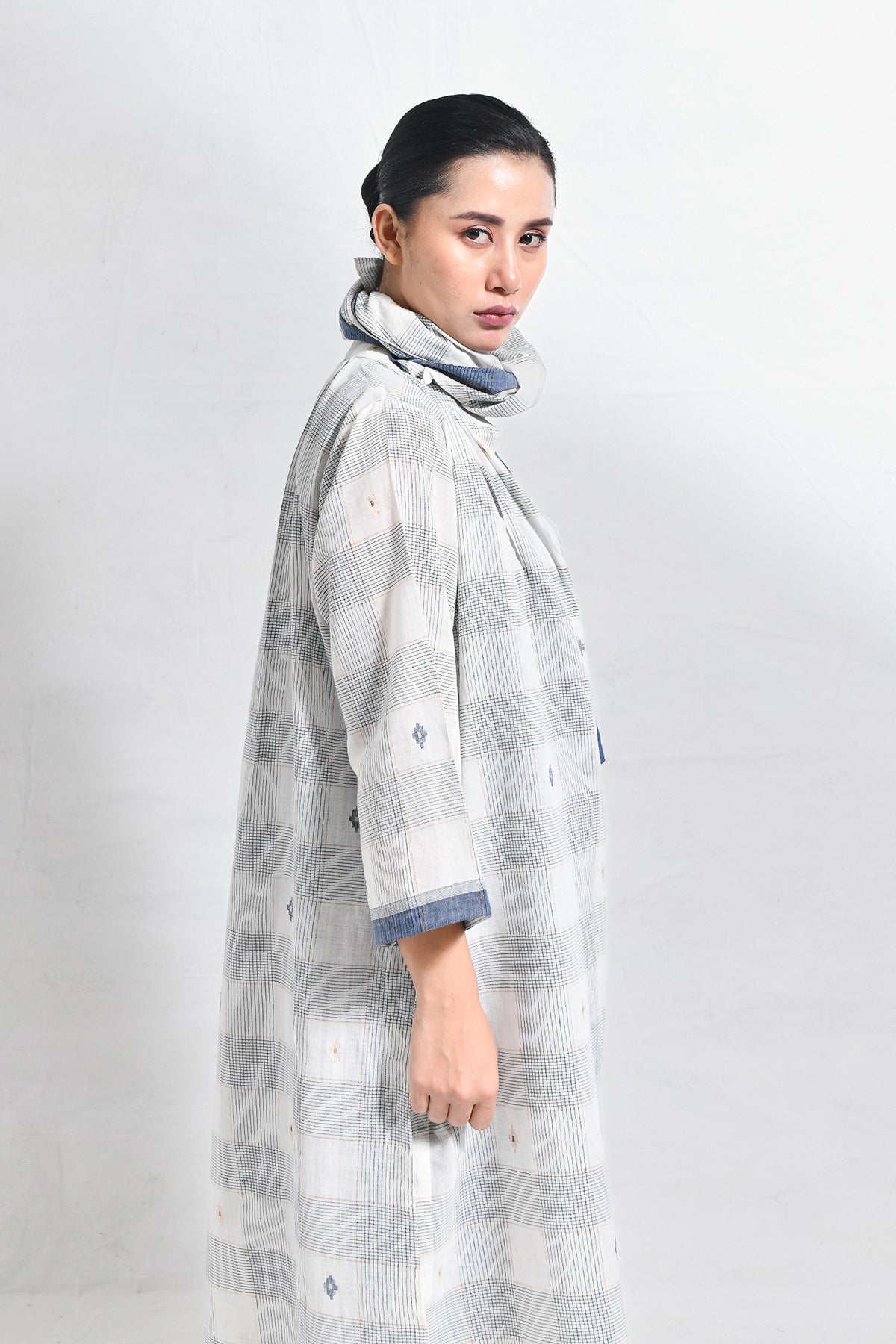 Jamdani Neck - Gather Jacket Co - ord (Set of 3) - CiceroniCo - ord SetHiranya