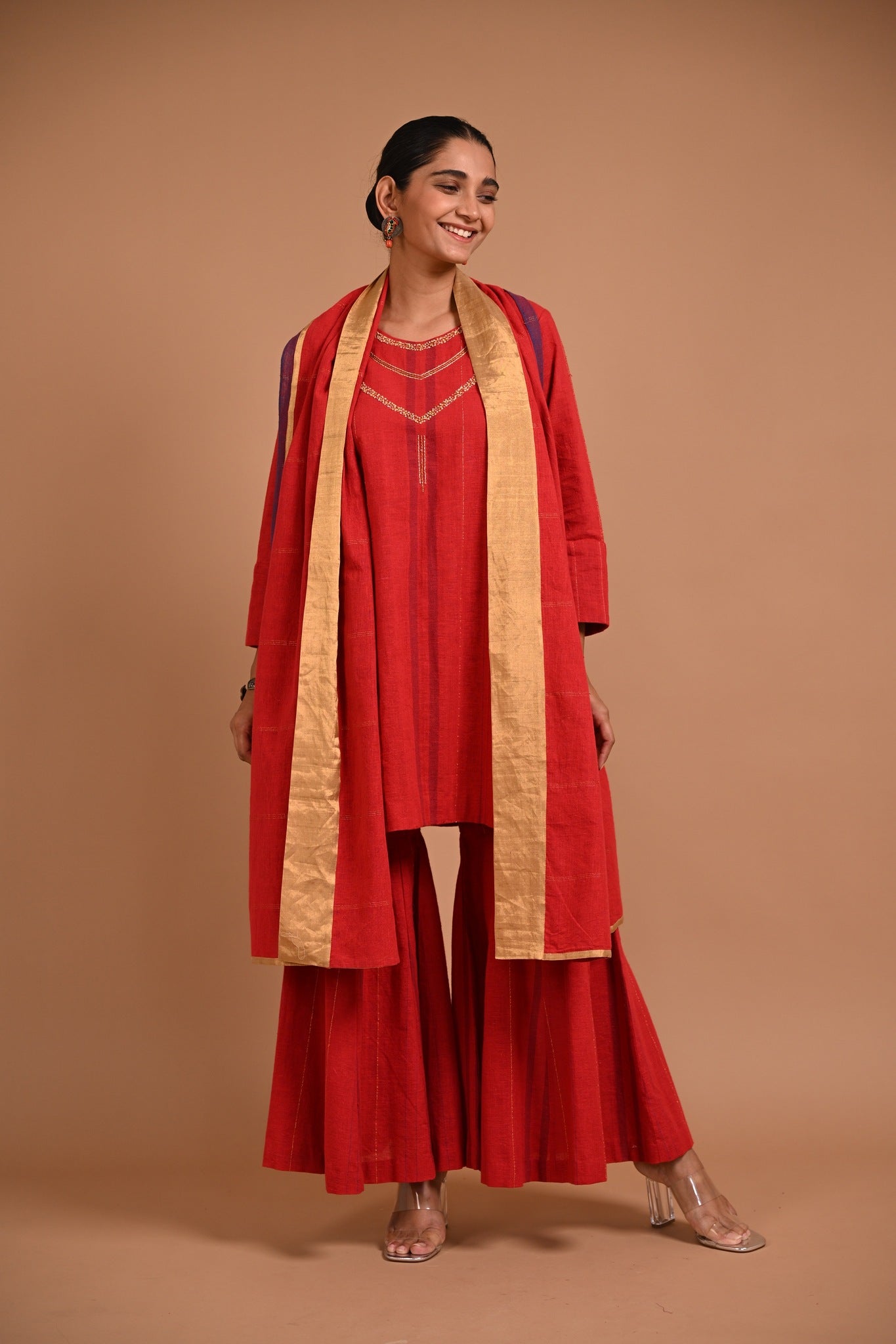 Jasud Tunic - CiceroniKurta, Festive WearRang by Rajvi