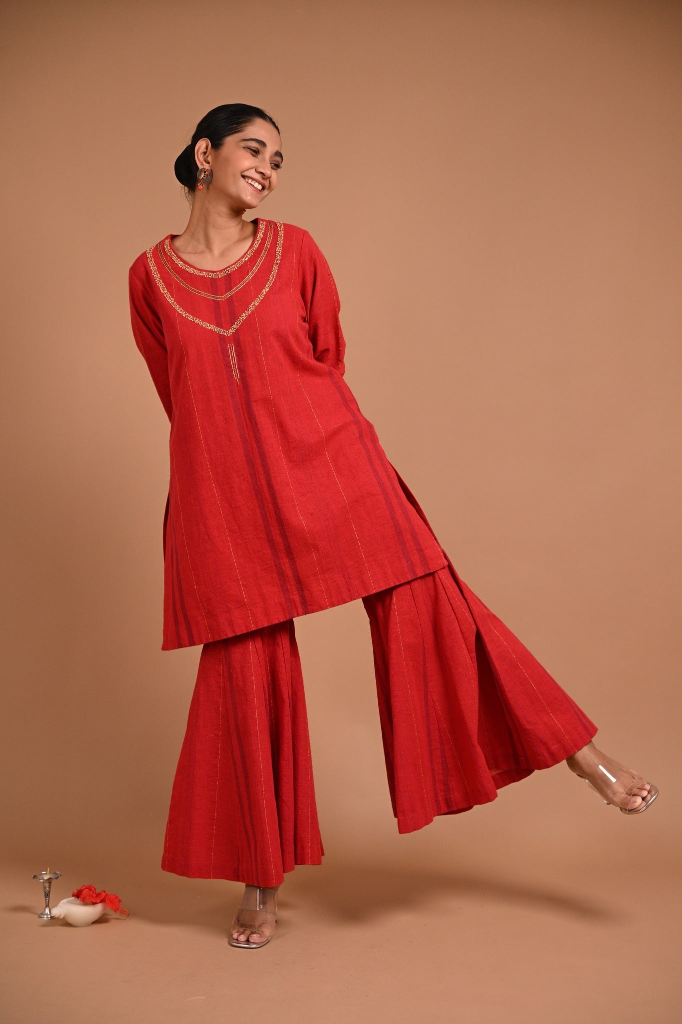 Jasud Tunic - CiceroniKurta, Festive WearRang by Rajvi