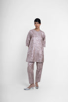 Jaya Kurta Set In Grey - CiceroniKurta Set, Festive WearShriya Singhi