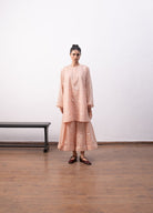 Jeanne Co - ord Set - Peach - CiceroniKurta Set, Everyday WearHiranya