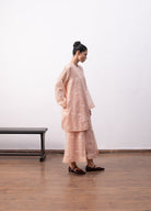 Jeanne Co - ord Set - Peach - CiceroniKurta Set, Everyday WearHiranya