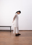 Jeanne Co - ord Set - White - CiceroniKurta Set, Everyday WearHiranya