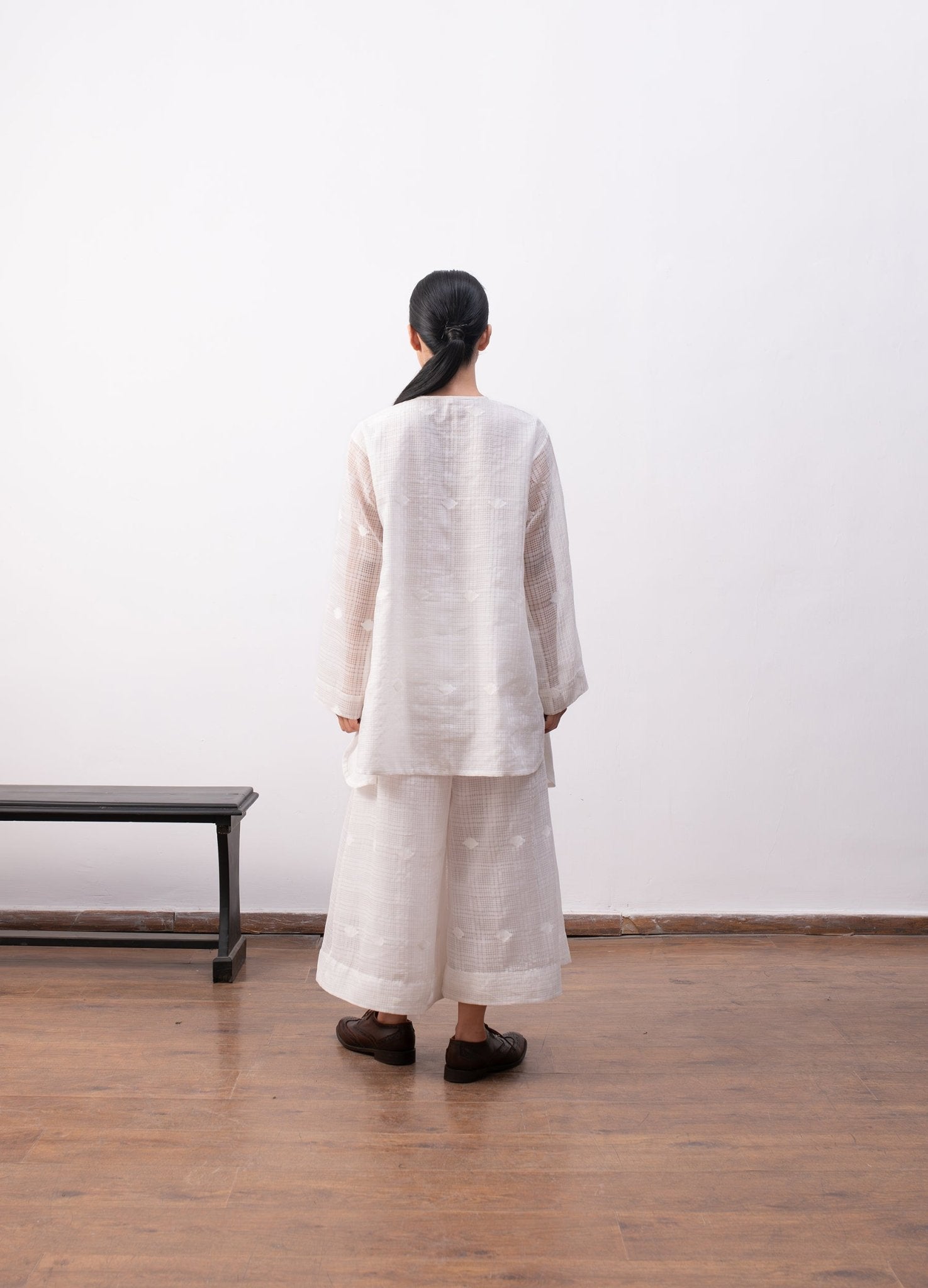 Jeanne Co - ord Set - White - CiceroniKurta Set, Everyday WearHiranya