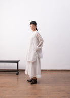 Jeanne Co - ord Set - White - CiceroniKurta Set, Everyday WearHiranya