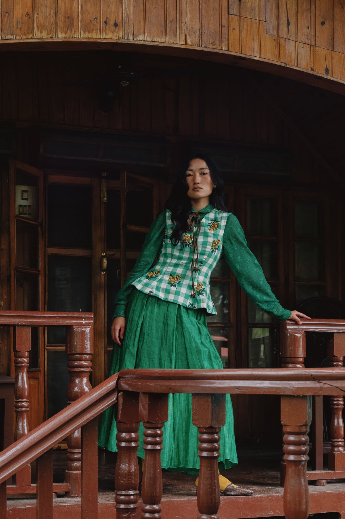 Jenny Set - Green - CiceroniDressesGaach